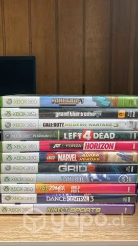 Xbox 360 Slim + kinect + 11 juegos
