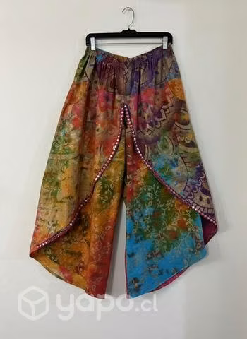 Pantalón Hindu Faldón Talla Xl/ 2xl Naranja y Otro