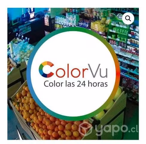 Kit de camara de seguridad colorvu con instalación