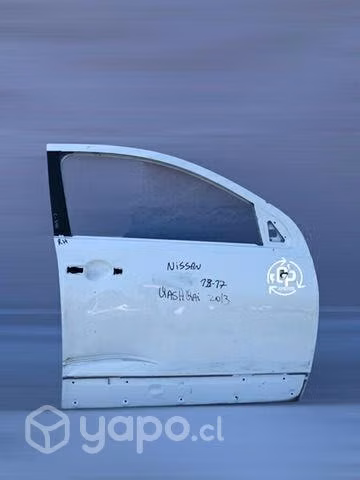 Puerta delantera rh Nissan Qashqai 2012 2017
