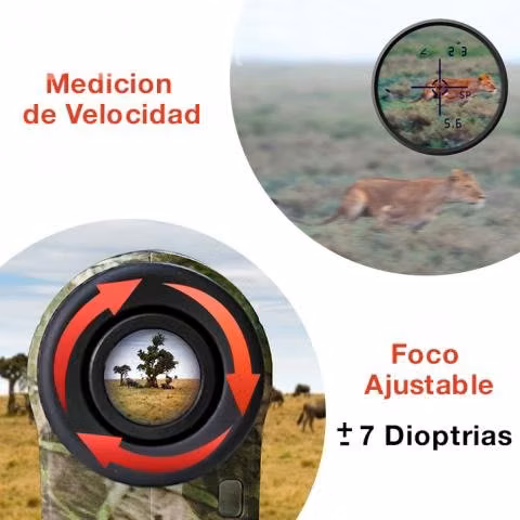 Telemetro Laser 1000 M Medidor Distancia Velocidad