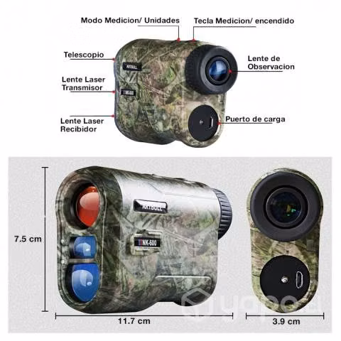 Telemetro Laser 1000 M Medidor Distancia Velocidad