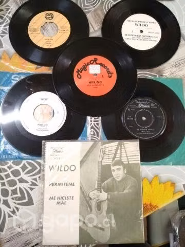 Mv38: singles 45 rpm wildo labarca