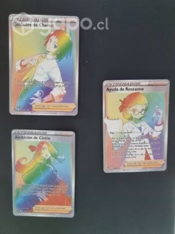 Cartas Pokémon entrenadores