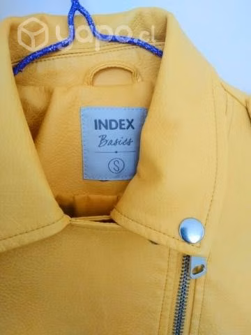 Chaqueta amarilla ecocuero sin uso