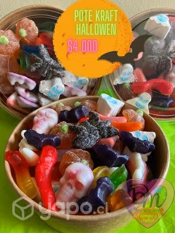 Un kilo de gomitas mix Fini y Vidal hallowen