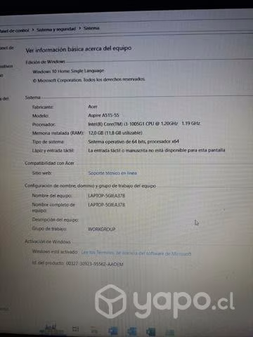Notebook acer - Imagen 3