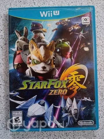 Juego de WiiU Star Fox Zero 3 exelente estado