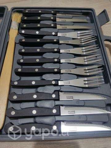 Set cuchillos parrilla - Imagen 3