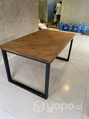 Mesa estilo rústico industrial