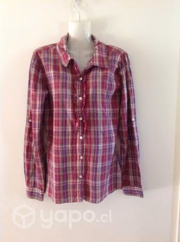 Blusa Cudrille, leñadora mujer, Algodón Marca Her
