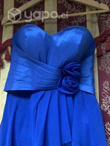 Vestido de gala azul - Imagen 2