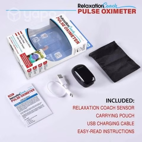 Oximetro De Pulso Ichoice Relaxation Coach Bluetoo - Imagen 4