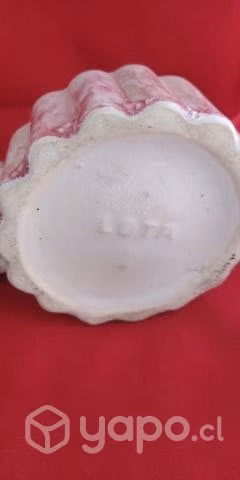 Dulceros o algodoneras cerámica chilena Lota