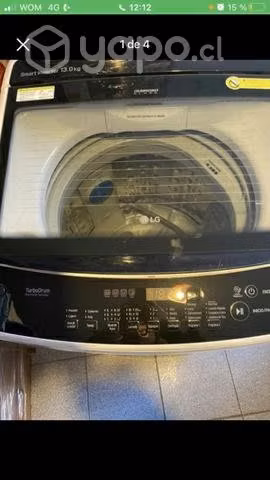 Lavadora LG 13 kg tecnología inverter