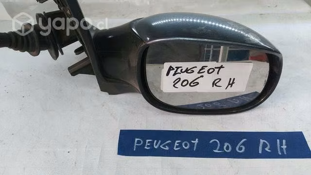 Espejo derecho Peugeot 206 importadora