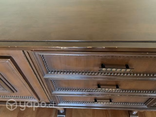 Buffet Iraní antiguo, de madera - Imagen 6