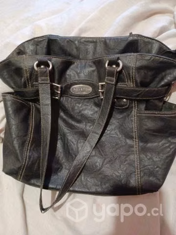 Cartera negra tamaño mediano - Imagen 3