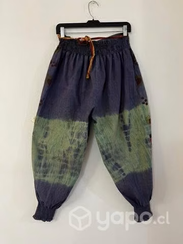 Pantalón Hindú Bordado Con Bolsillo Talla M/l - Imagen 2