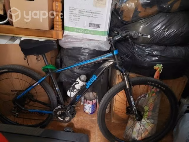 Bicicleta y frigobar