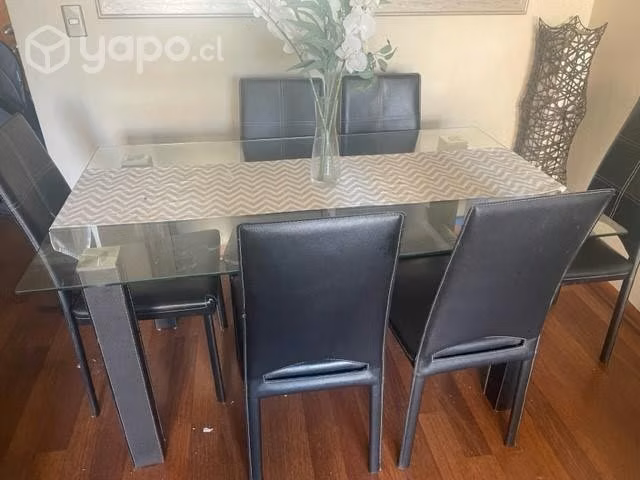 mesa de centro de vidrio, comedor de vidiro