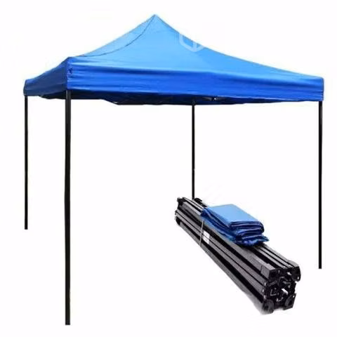 Toldo azul de 3m x 3m