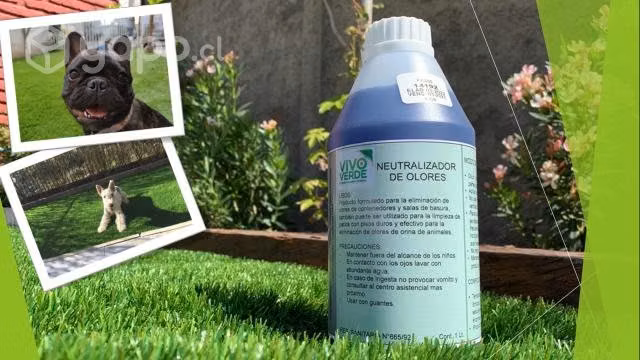 Neutralizador de olores para pasto sintético