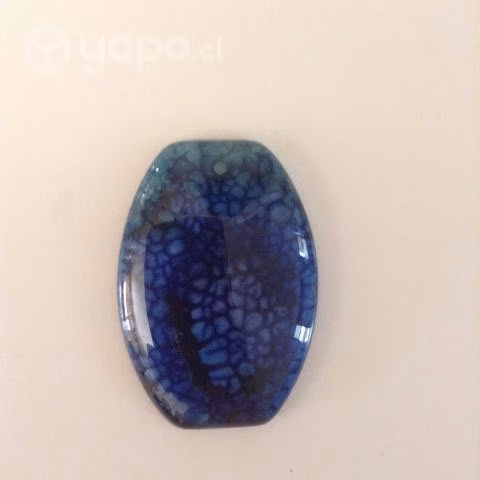 Ágata Azul Vena De Dragón Medidas 4,8 x 3 x 0,6