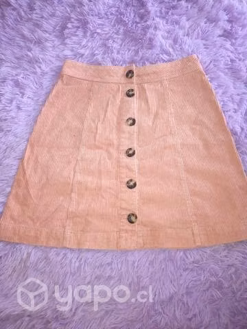 Falda botones
