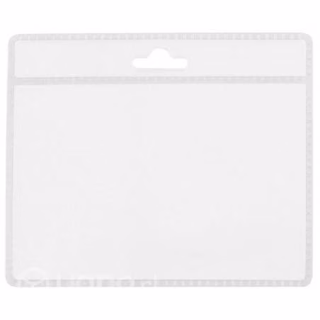 Porta credencial horizontal de pvc . precio unita