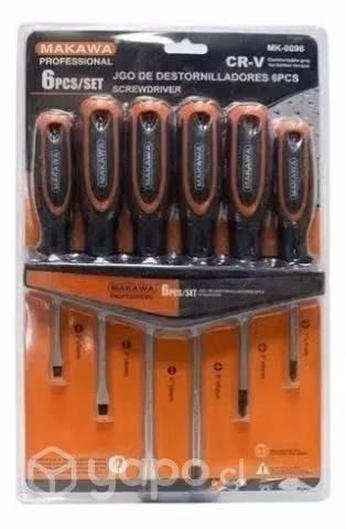 Juego 6 Destornilladores Makawa