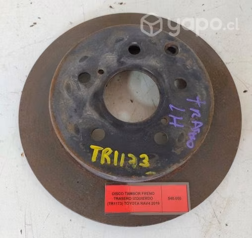Disco Tambor Freno Trasero Izquierdo (TR1173) Toyo