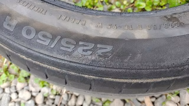 Neumáticos Aro 18 (225/50 R 18 W) con uso