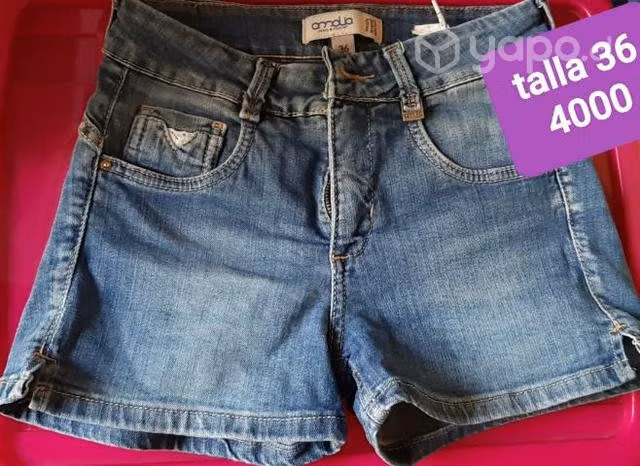 Short mezclilla 36