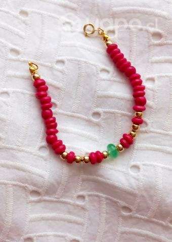 Pulsera enchapada en oro 18 kilates - Imagen 2