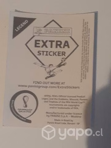 Figurita cristiano ronaldo oro extra sticker qatar - Imagen 2