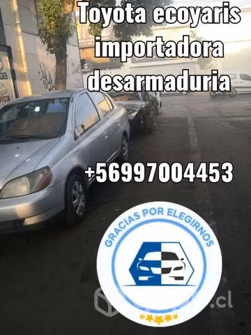 yugo trasero de Toyota eco Yaris