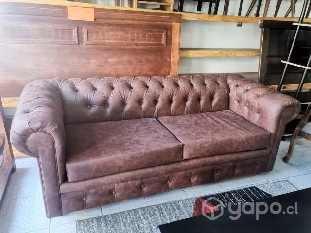 Sofa manchester cuero genuino - Imagen 3