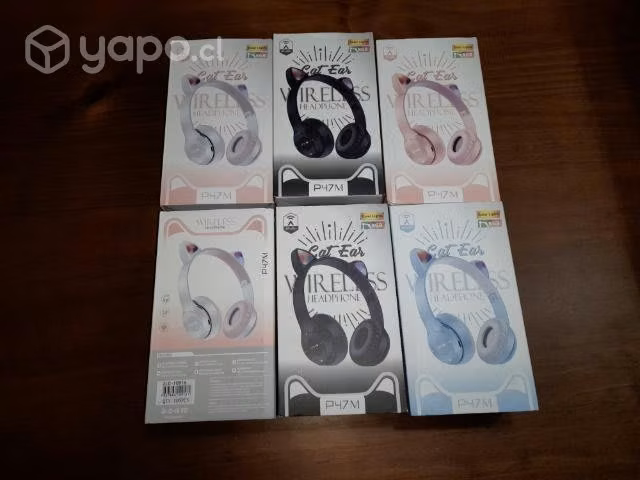 Auriculares Wireless Cat Ear con luces led