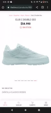 Zapatillas Reebok Club C double GEO color menta