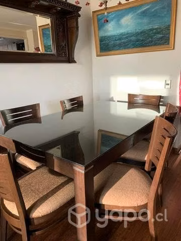 Comedor completo vidrio