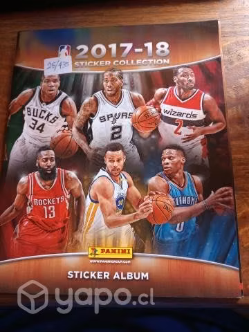 Album básquetbol NBA 2017-2018