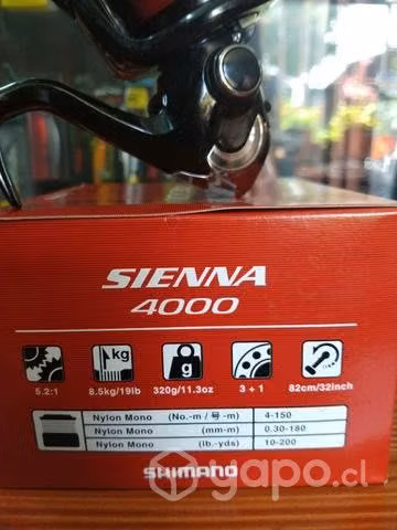 Carrete Shimano Sienna 4000 pesca