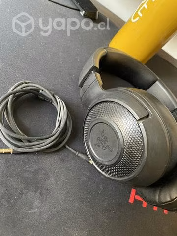 Audífonos razer kraken X con adaptador a 3.5mm