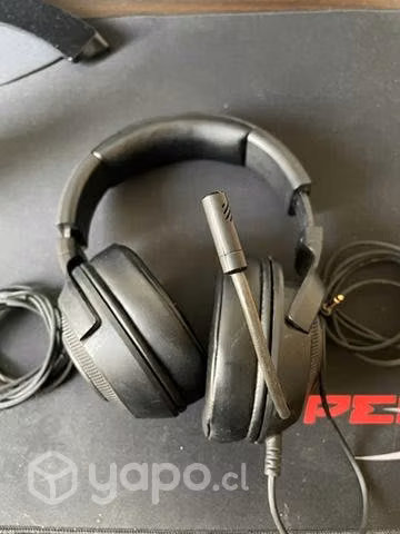 Audífonos razer kraken X con adaptador a 3.5mm