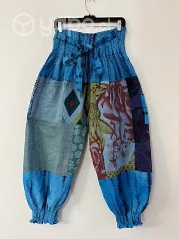 Pantalón Hindu Con Bolsillo Talla Xl/2xl Celeste - Imagen 2
