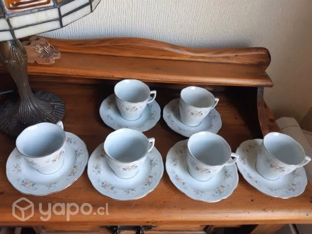 Juego de té de porcelana china impecable - Imagen 2