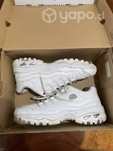 Zapatillas blancas skechers - Imagen 3