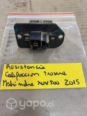 Resistencia calefaccion trasera Mahindra XUV500 2