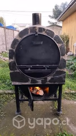 Hornos recubiertos en piedra laja